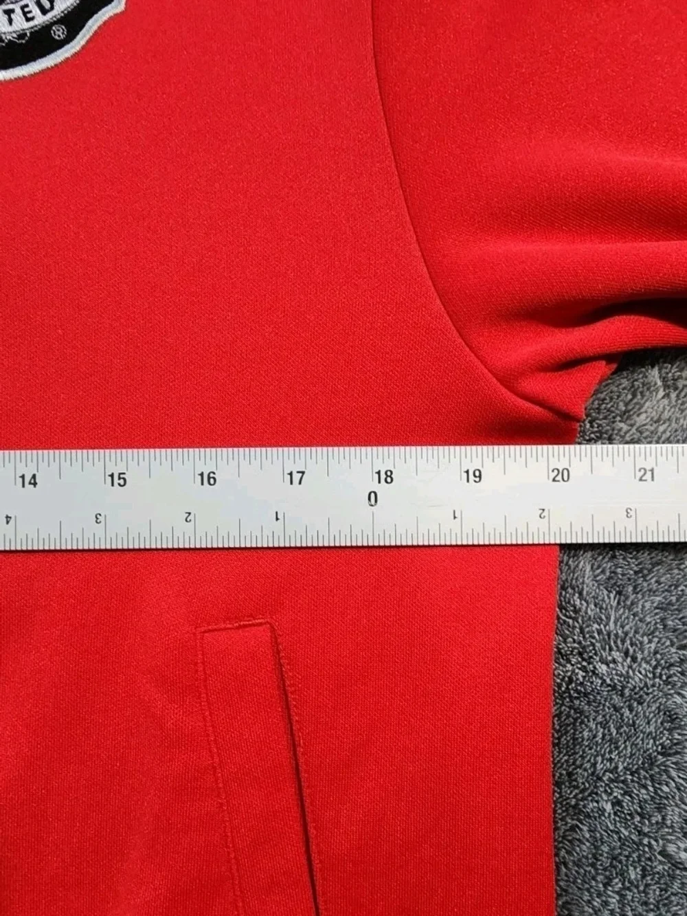 NIKE MANCHESTER UNITED SOCCER TRAINING TRACK JACKET TOP SIZE SMALL RED